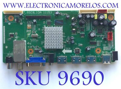 MAIN PARA TV SEIKI / NUMERO DE PARTE 1A1H1791 / T.RSC8.10A 11153 / BOL3150A01-B / BLHV320WX2-101 / 1A1H1791-000003139 / DISPLAY HV320WXC1001664 / MODELO SE321FB	